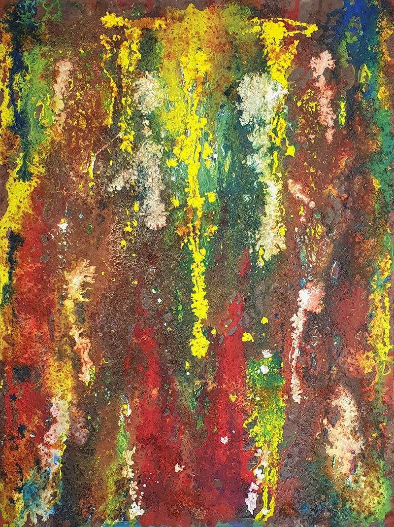 Evolution / Origin of Life II - a Paintings by Ulrich Wandelt